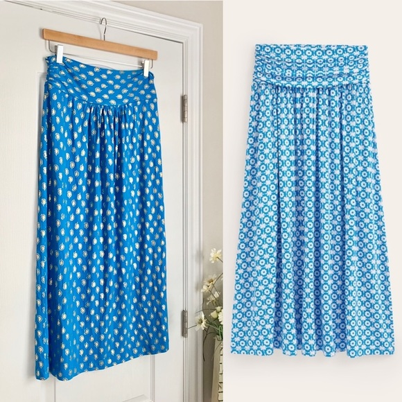 Boden Dresses & Skirts - Boden Printed Metallic MIDI Skirt